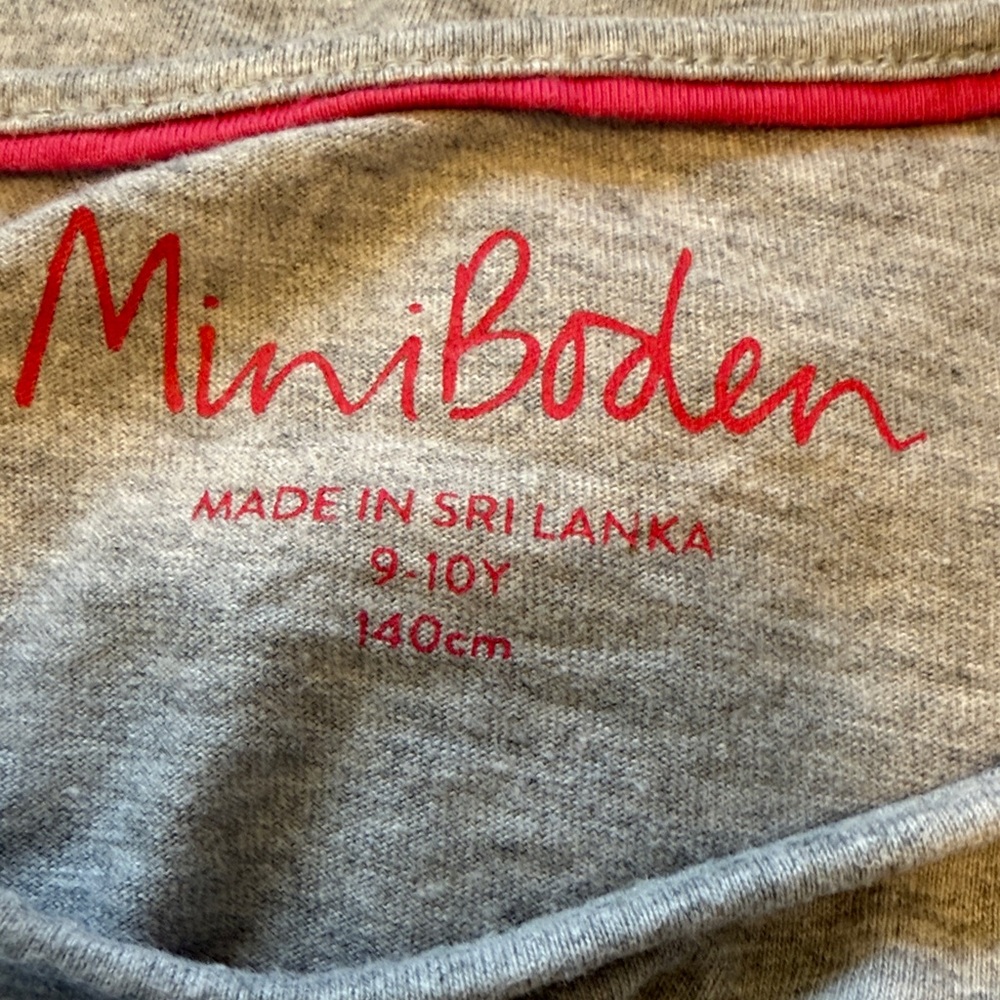 Mini Boden Girls Flying Pig Long Sleeve Tshirt - Picture 4 of 7